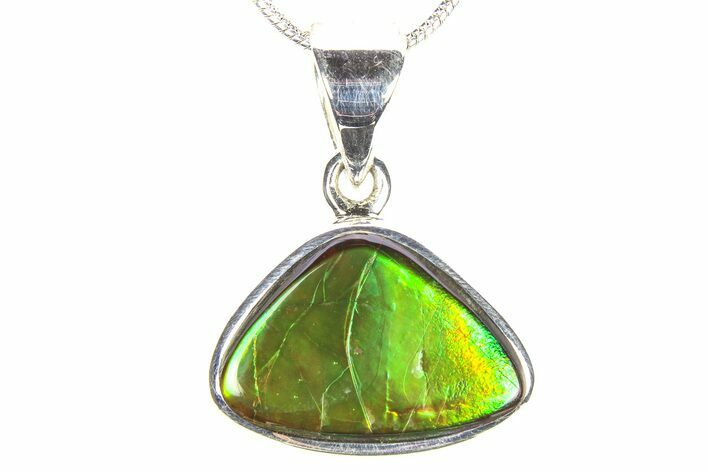 Stunning Ammolite Pendant (Necklace) - Sterling Silver #278406